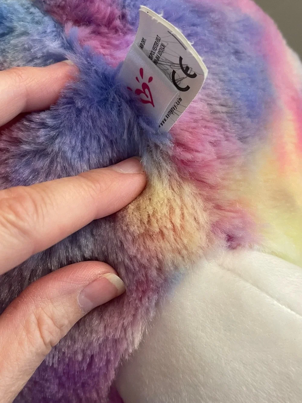 Justice Llama Pegasus Unicorn Plush 24” Rainbow Tie Dye Plush